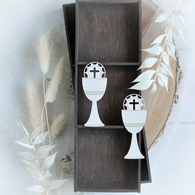 First Holy Communion – Chalice set 17 – Decorative laser cut chipboards ...