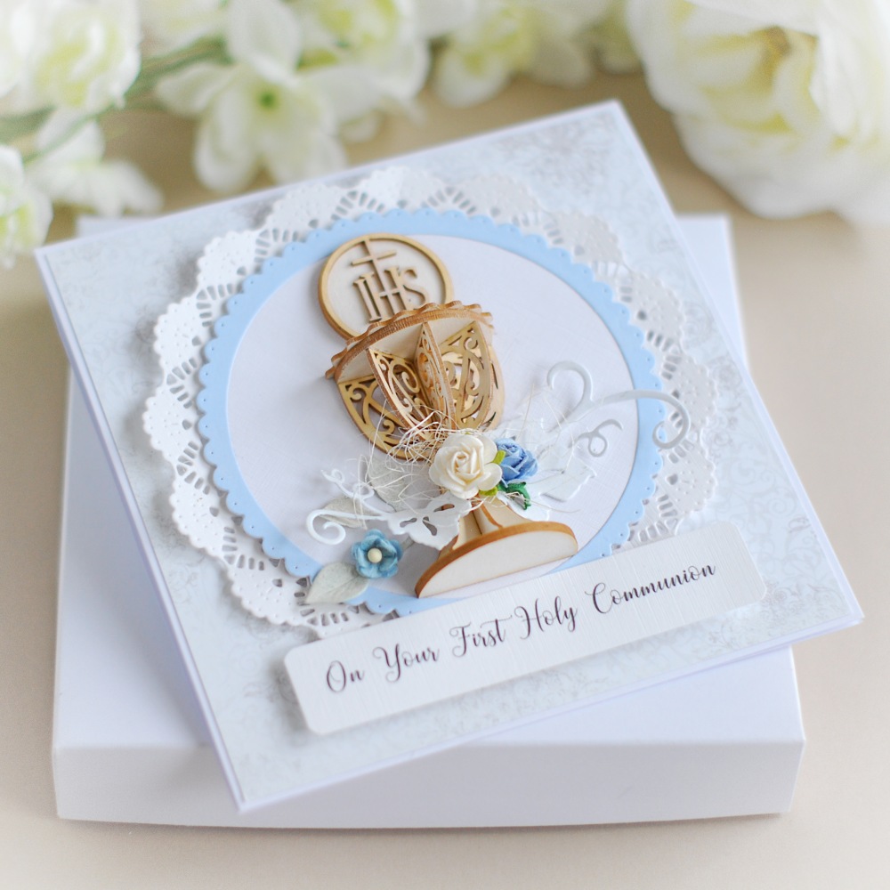 On Your First Holy Communion Card For A Boy Bloomar Design