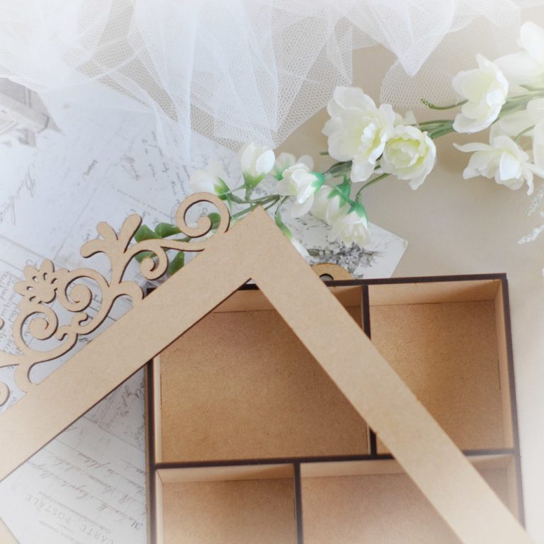 Shadow Box – Decorative laser cut MDF – Bloomar Design