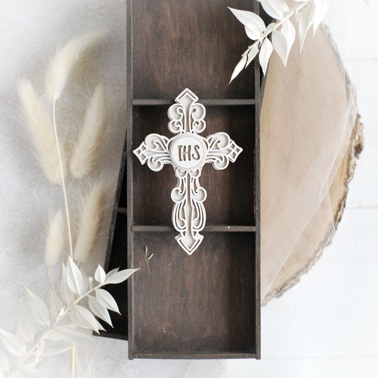 First Holy Communion 2D Cross – 32 – Decorative laser cut chipboard ...